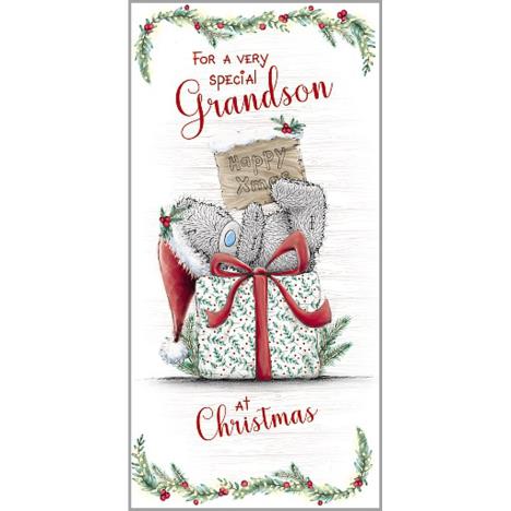 Grandson Me To You Bear Christmas Gift / Money Wallet